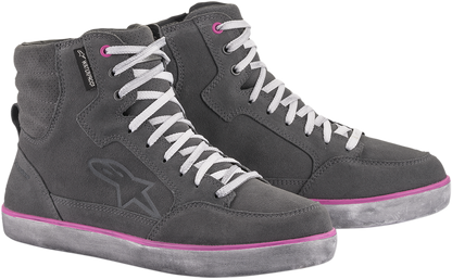 Alpinestars J-6 Waterproof Women's Shoes – Gray and Pink, US 5