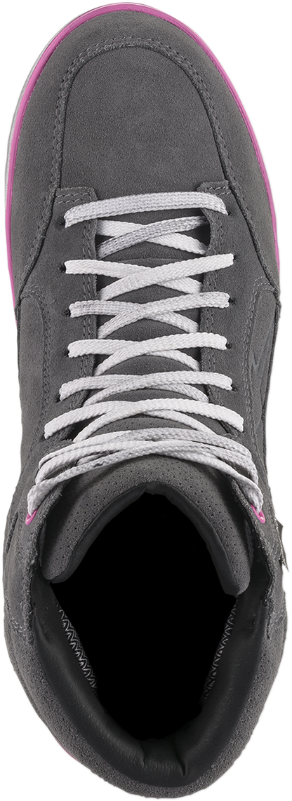 Alpinestars J-6 Waterproof Women's Shoes – Gray and Pink, US 5