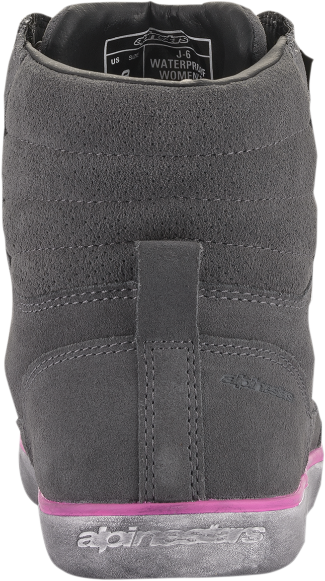 Alpinestars J-6 Waterproof Women's Shoes – Gray/Pink, US 5.5, Part 254222090955.5
