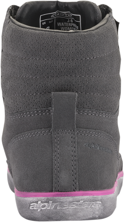 Alpinestars J-6 Waterproof Women's Shoes – Gray/Pink, US 5.5, Part 254222090955.5