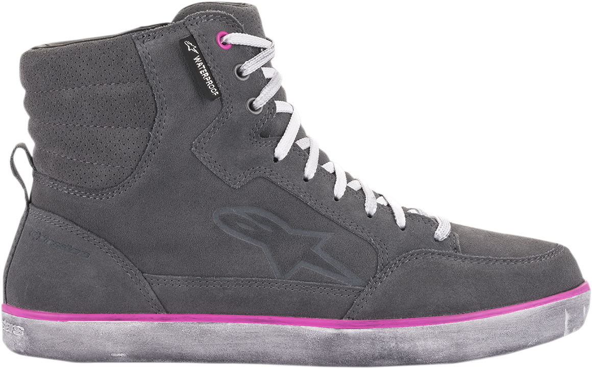 Alpinestars J-6 Waterproof Women's Shoes – Gray/Pink, US 5.5, Part 254222090955.5