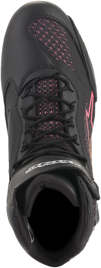 Alpinestars Stella Faster-3 Rideknit Shoes Black/Yellow/Pink US 10 / EU 42.5 by Alpinestars Part Number 2510520143910