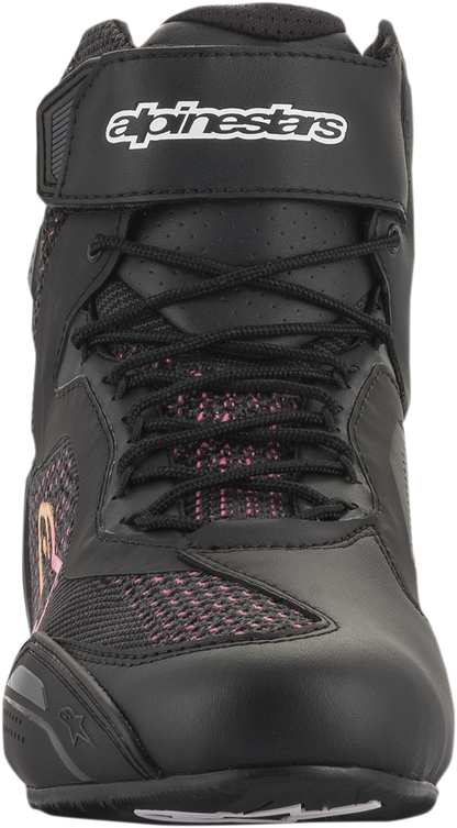 Alpinestars Stella Faster-3 Rideknit Shoes Black/Yellow/Pink US 10 / EU 42.5 by Alpinestars Part Number 2510520143910