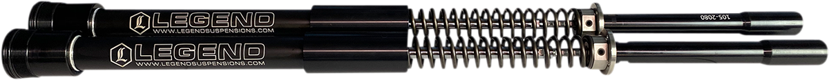 Legend Suspension Axeo +2 Front End Suspension for 2006-2017 Harley-Davidson Dyna - 49 mm Raised +2" by Legend Suspension Part 04140613