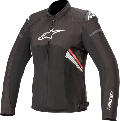 Alpinestars Stella T-GP Plus R v3 Air Motorcycle Jacket - Black, Fluo Red, White - Large (Part #33106201321L)