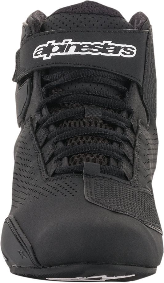 Alpinestars Sektor Vented Shoes Black US 12 - Durable, Lightweight Motorcycle Footwear