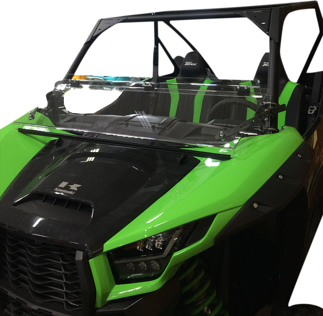 Moose Offroad Full Folding Windshield for KRX - Part Number LEMA100-0048