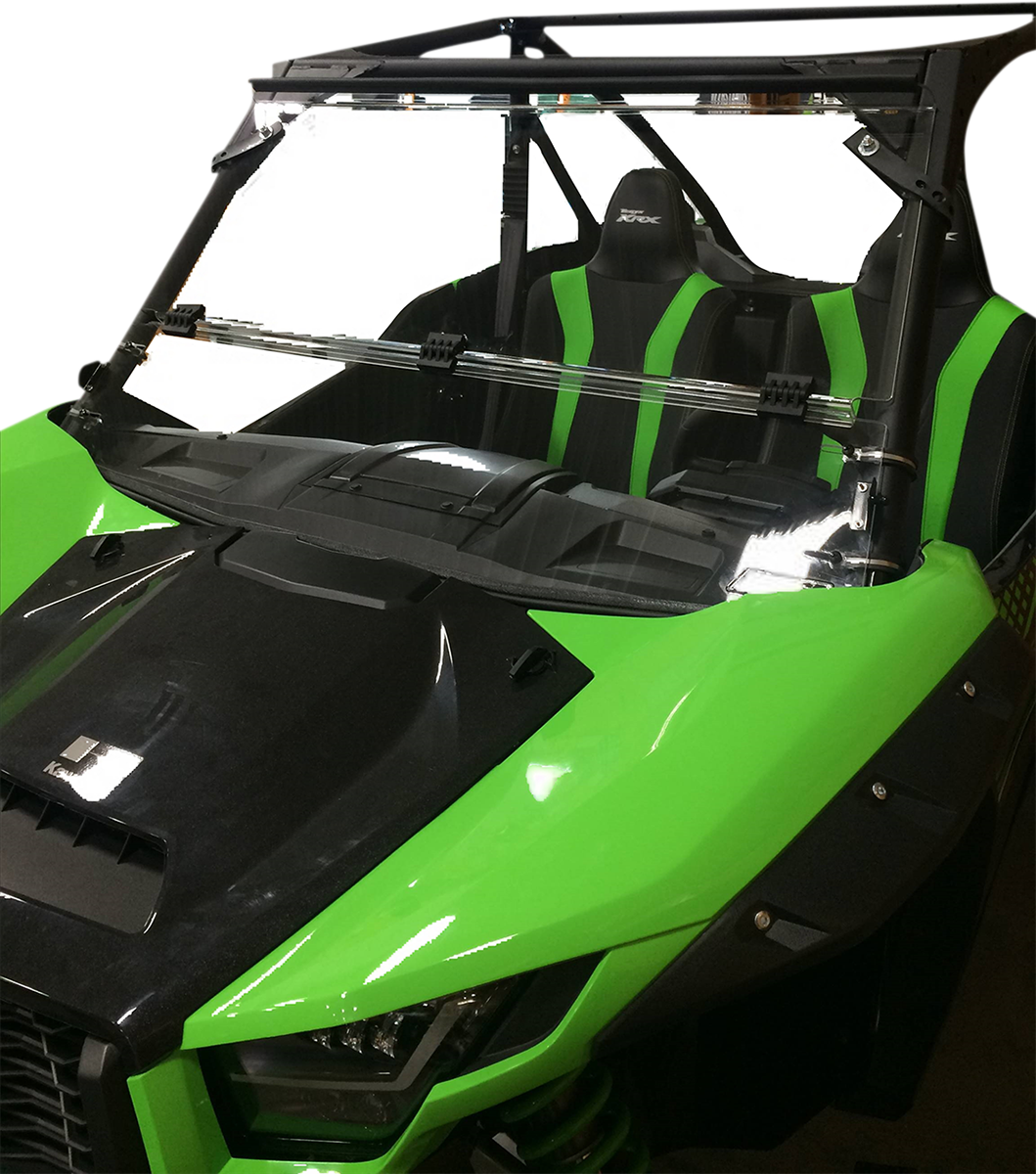 Moose Offroad Full Folding Windshield for KRX - Part Number LEMA100-0048