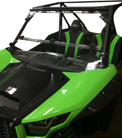 Moose Offroad Full Folding Windshield for KRX - Part Number LEMA100-0048