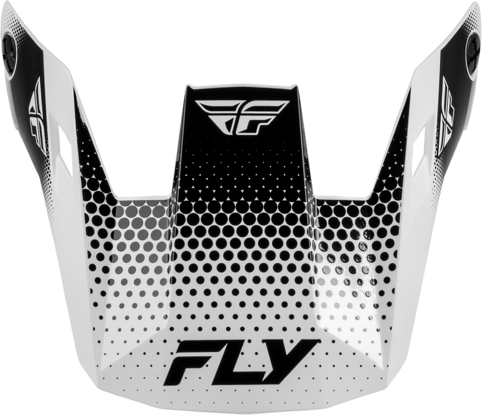 Fly Racing Rayce Sonar Helmet Visor White/Black for XS and LG Sizes