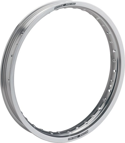 Moose Offroad 21x1.6 GH-21X160S Aluminum Front Rim with 36 Holes in Silver