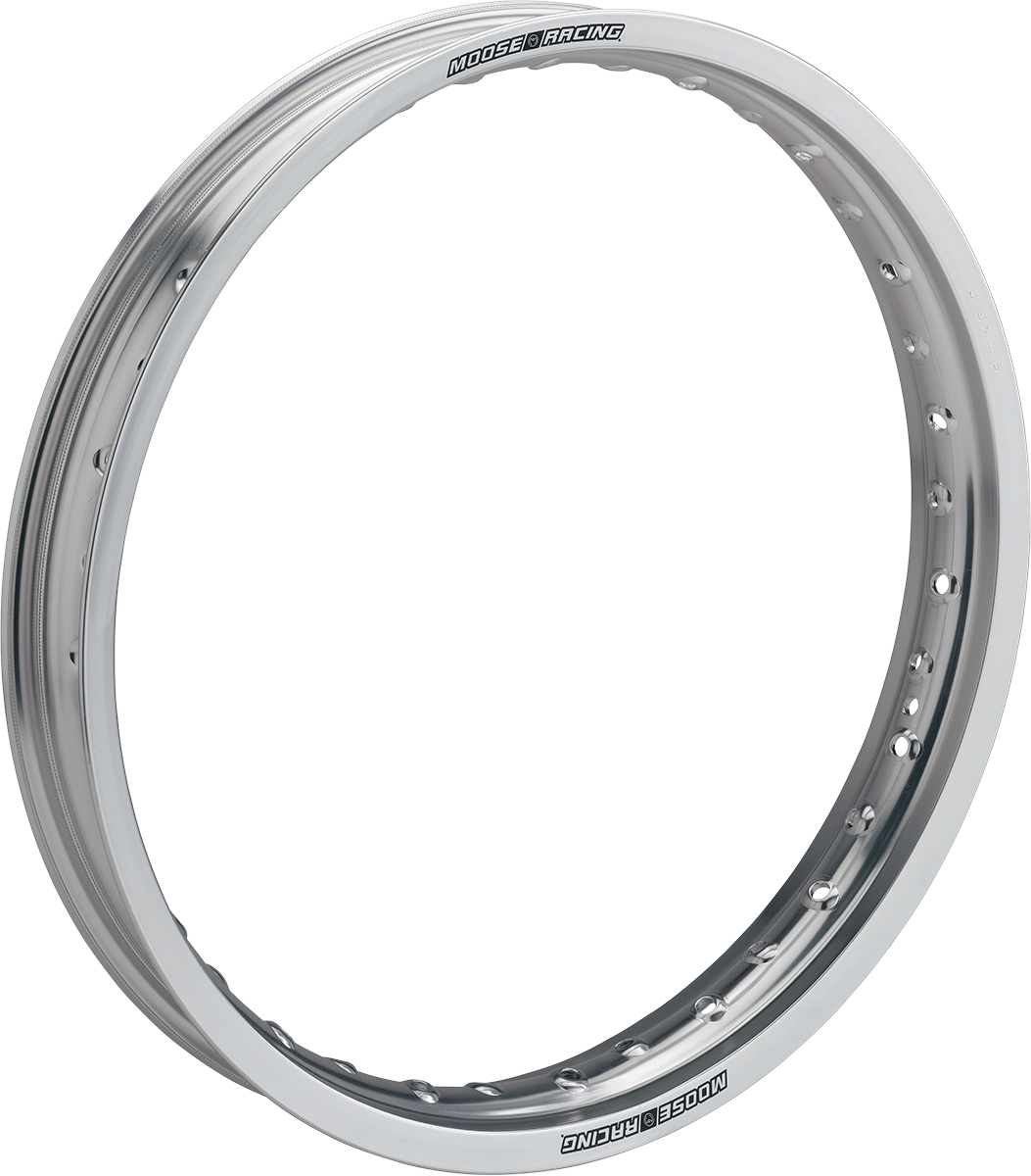 MOOSE OFFROAD 19x1.85 Rear Aluminum Rim - Silver, 36 Hole, Part GK-19X185S