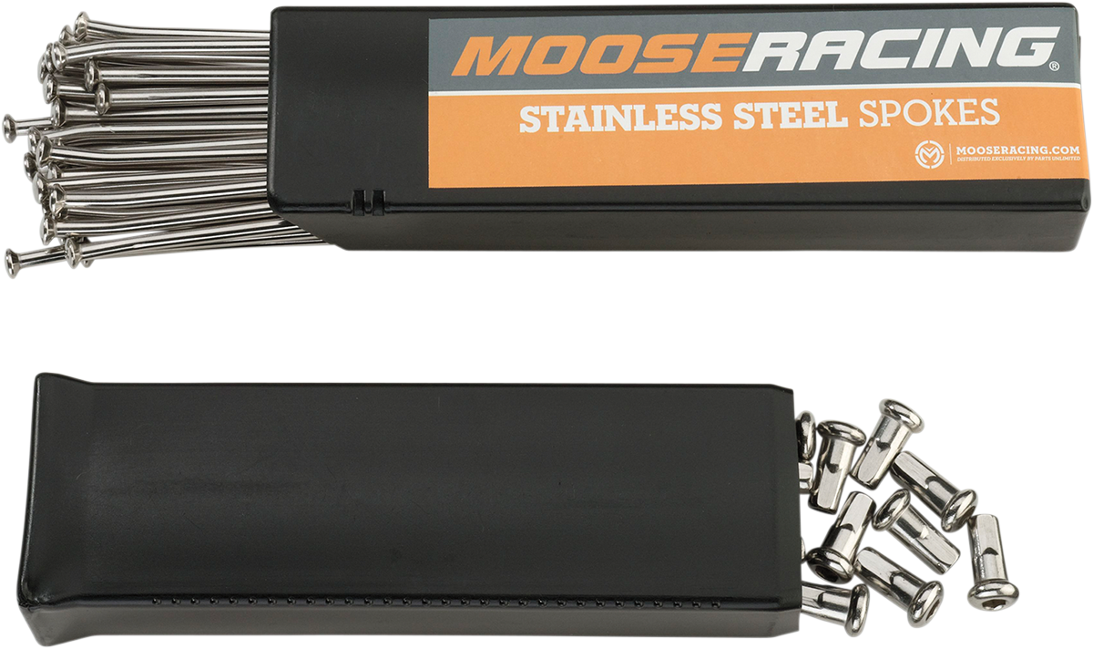 Moose Offroad 1-22-109-S Stainless Steel Rear Spoke Set for 19-Inch Honda CR/CRF Models