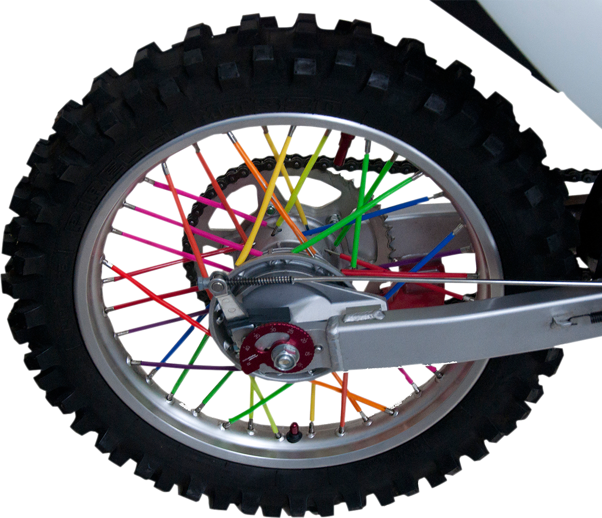 Moose Offroad Pink Spoke Skins for 21-Inch Motorcycle Wheels - Part O15-6580P, 80-Pack