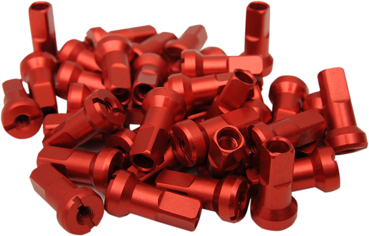 Moose Offroad MX1 Spoke Nipples - Red, 8 Gauge, Set of 36
