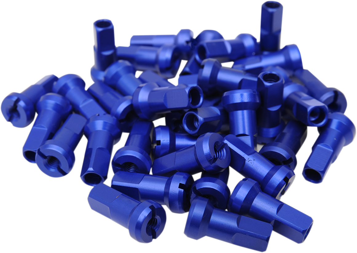 Moose Offroad MX1 Blue 9 Gauge Spoke Nipples Set (Part No. 24-920)
