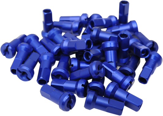 Moose Offroad MX1 Blue 9 Gauge Spoke Nipples Set (Part No. 24-920)