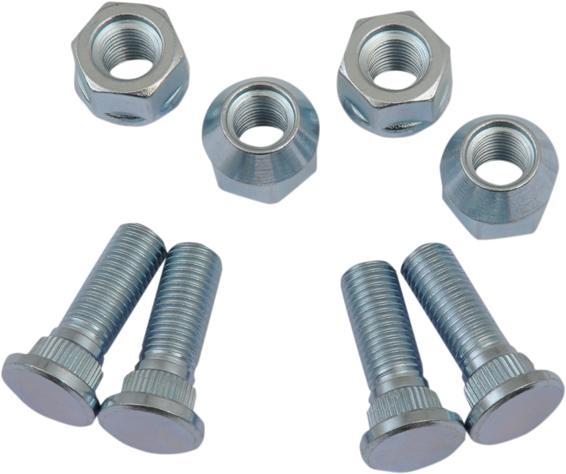 MOOSE OFFROAD Wheel Stud and Nut Kit for Yamaha 85-1003 – Front and Rear