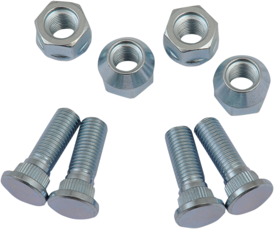 MOOSE OFFROAD Wheel Stud and Nut Kit for Yamaha 85-1003 – Front and Rear