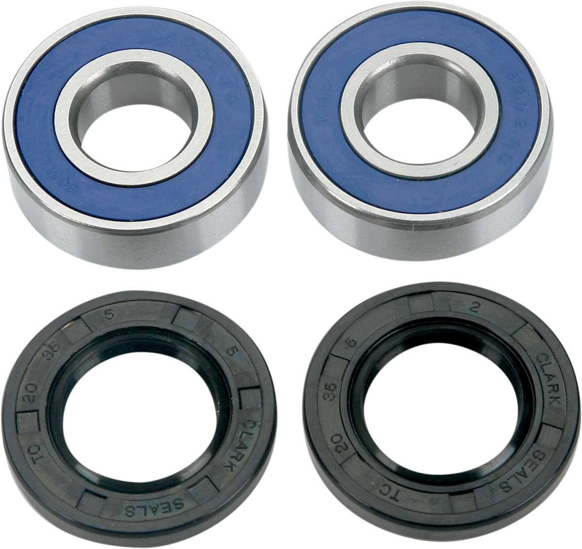 Moose Offroad Yamaha/Kawasaki Front and Rear Wheel Bearing Kit (Part 25-1444-M)