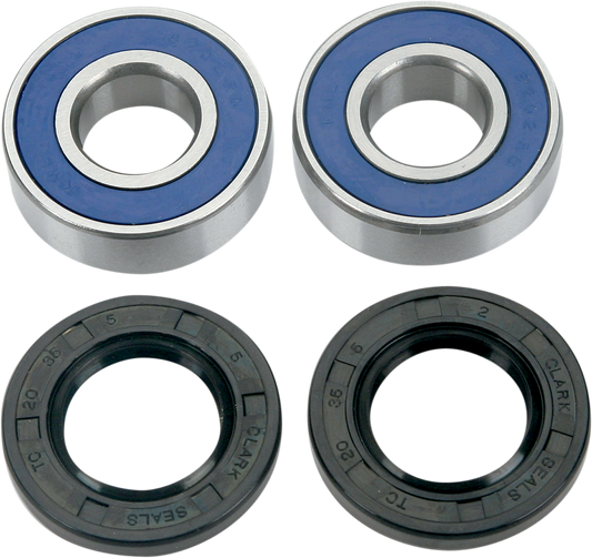 Moose Offroad Yamaha/Kawasaki Front and Rear Wheel Bearing Kit (Part 25-1444-M)