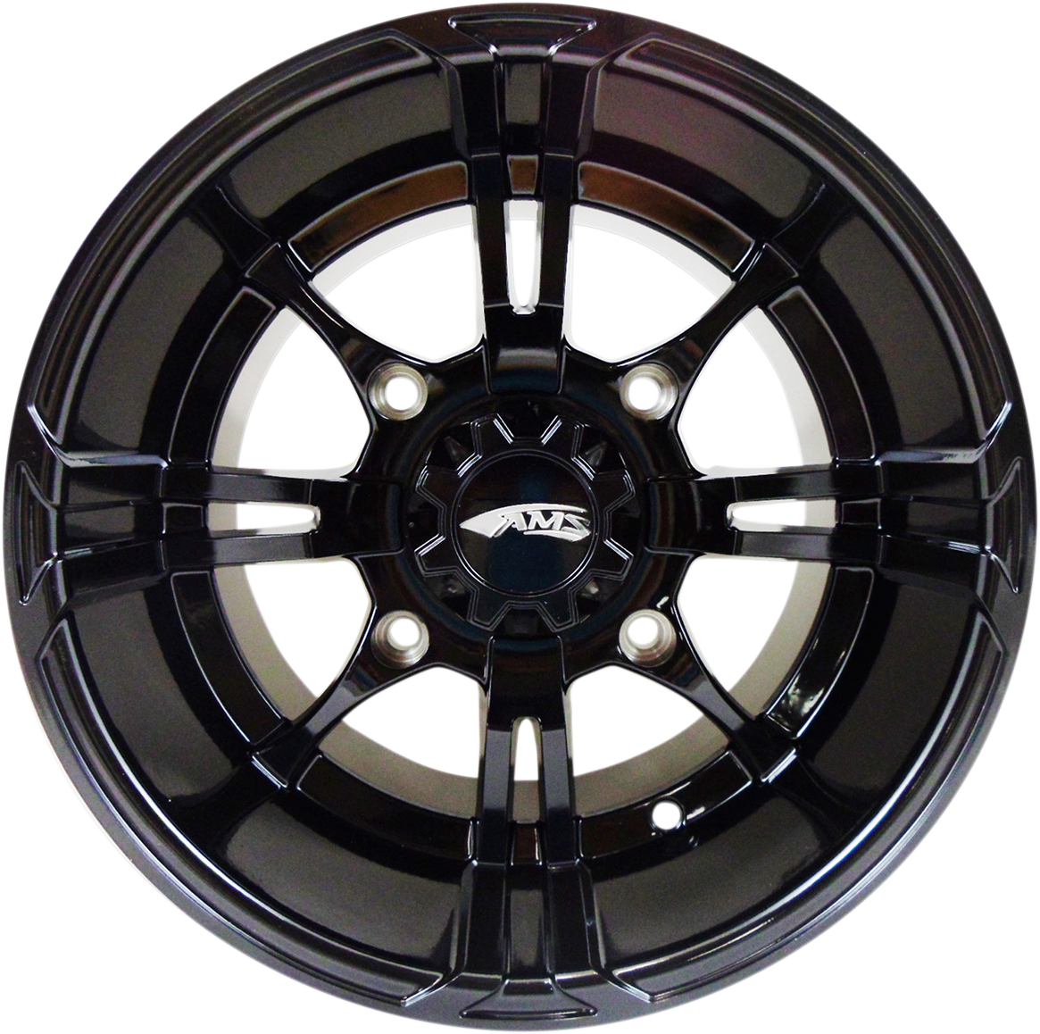 AMS Roll'n 108 Wheel - Rear 14x10 Black with Center Cap - Part 0230-0862