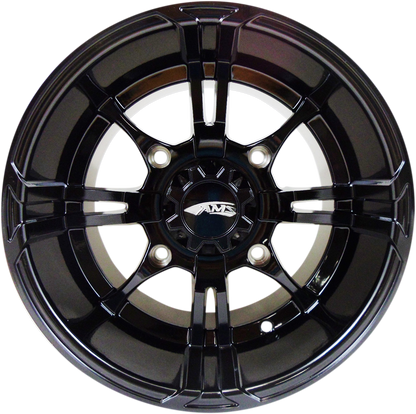 AMS Roll'n 108 Wheel - Rear 14x10 Black with Center Cap - Part 0230-0862
