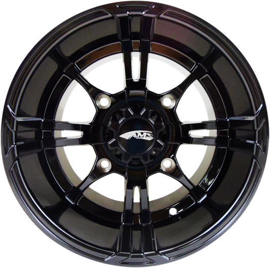 AMS Roll'n 108 Wheel - Rear 14x10 Black with Center Cap - Part 0230-0862