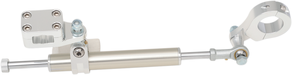 Moose Offroad BTS-ERB54-S Silver 11-Way Rebuildable Steering Stabilizer