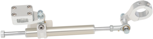 Moose Offroad BTS-ERB54-S Silver 11-Way Rebuildable Steering Stabilizer
