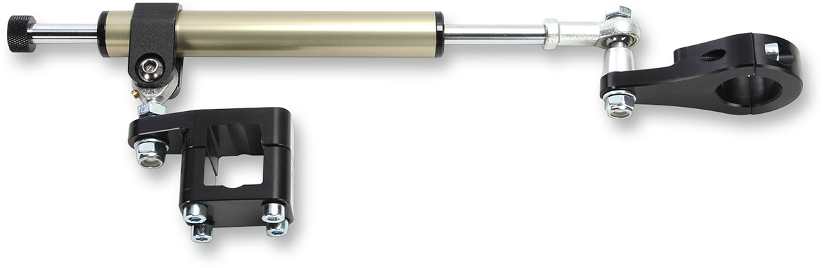 MOOSE Offroad BTS-S543-BK 7-Way Adjustable Steering Stabilizer - Black