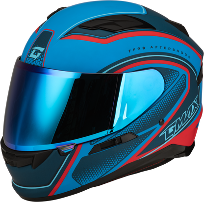 Ff 98 Aftershock Helmet Matte Blue/Red 2x