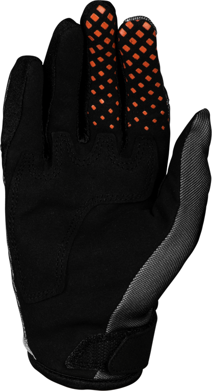 Youth Kinetic Torch Gloves Black/White/Orange Ym