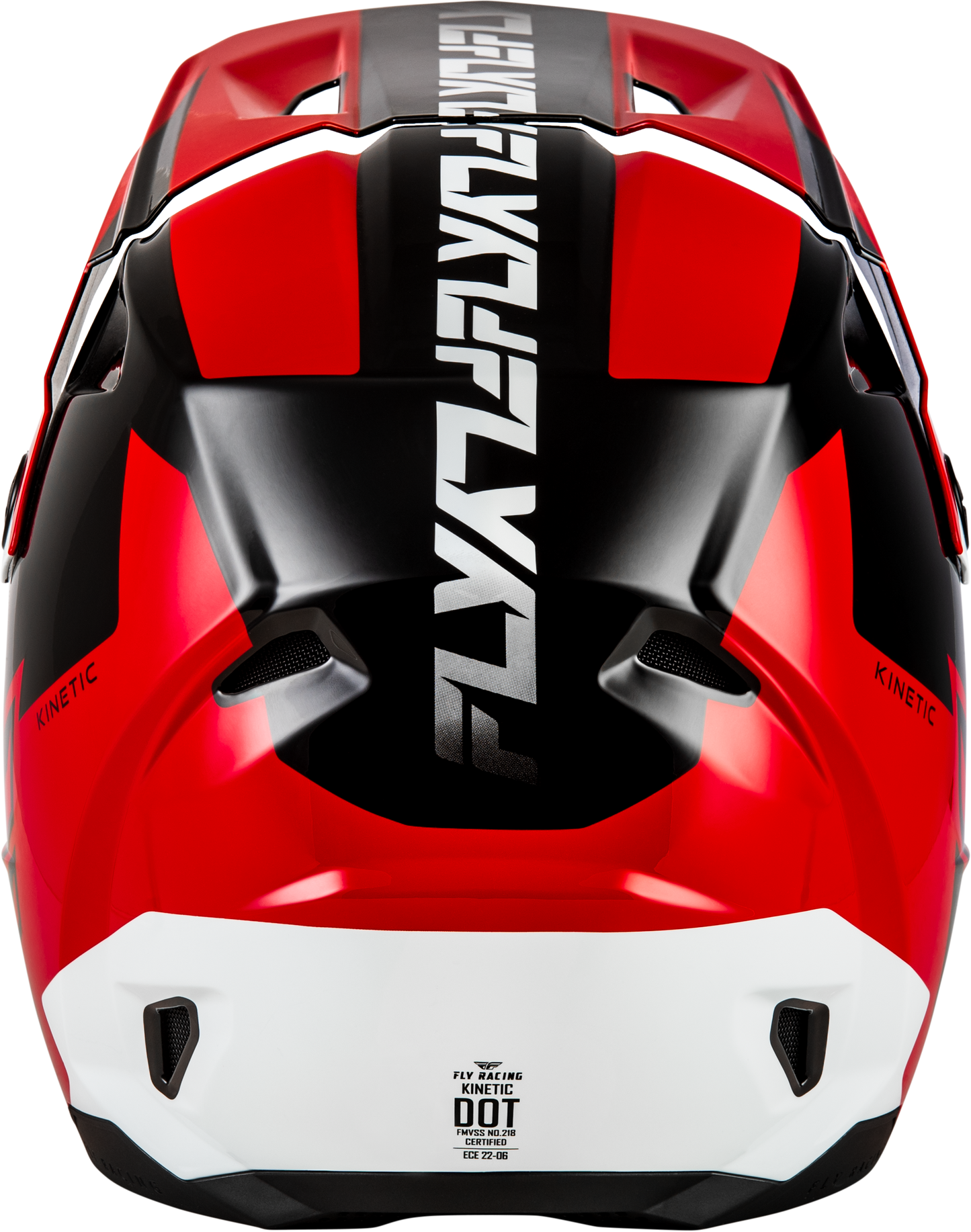 FLY Racing Kinetic Crest Helmet Red/Black/White - Model 73-86752X