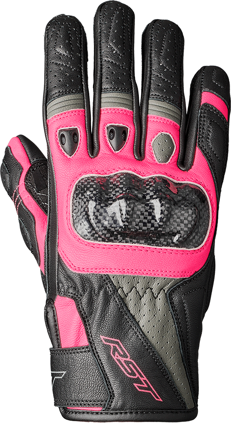 RST Women's Stunt III CE Glove Black, Pink & Grey, Part Number 102097PNK-06