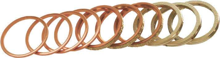 K&L Exhaust Gaskets for Yamaha TT-R125 & XT350 - 10 Pack