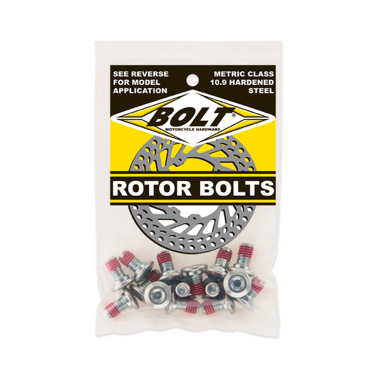BOLT Rotor Bolts Kit for Kawasaki KLR650 - Part Number KLRTR650