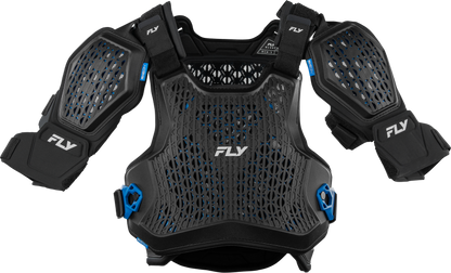 Fly Racing Blueprint Rch 3 Chest Protector Black Sm/Md – Impact-Resistant Motorcycle Armor