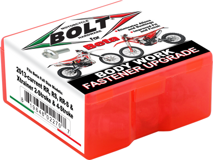 BOLT Full Plastic Fastener Kit for Beta Rr/Rr S/Rs/Xtrainer - OEM Quality Fasteners for 2015-2016 Models