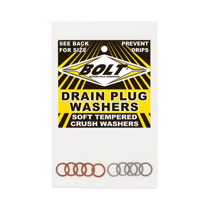 BOLT Banjo Crush Washers 10mm Assortment - Copper & Aluminum, Part Number DPWM10.145-10