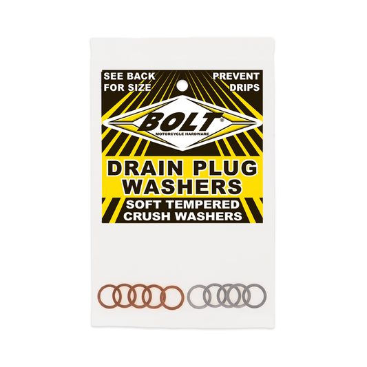 BOLT Banjo Crush Washers 10mm Assortment - Copper & Aluminum, Part Number DPWM10.145-10
