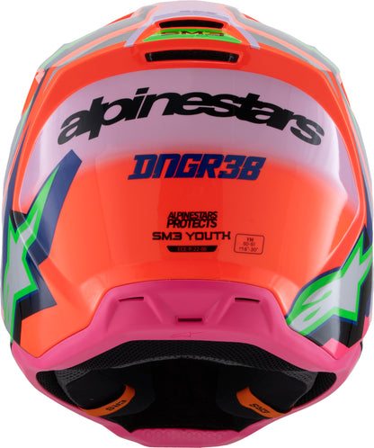 Alpinestars SM-3 Deegan Youth Moto Helmet Md 8301425-433-M