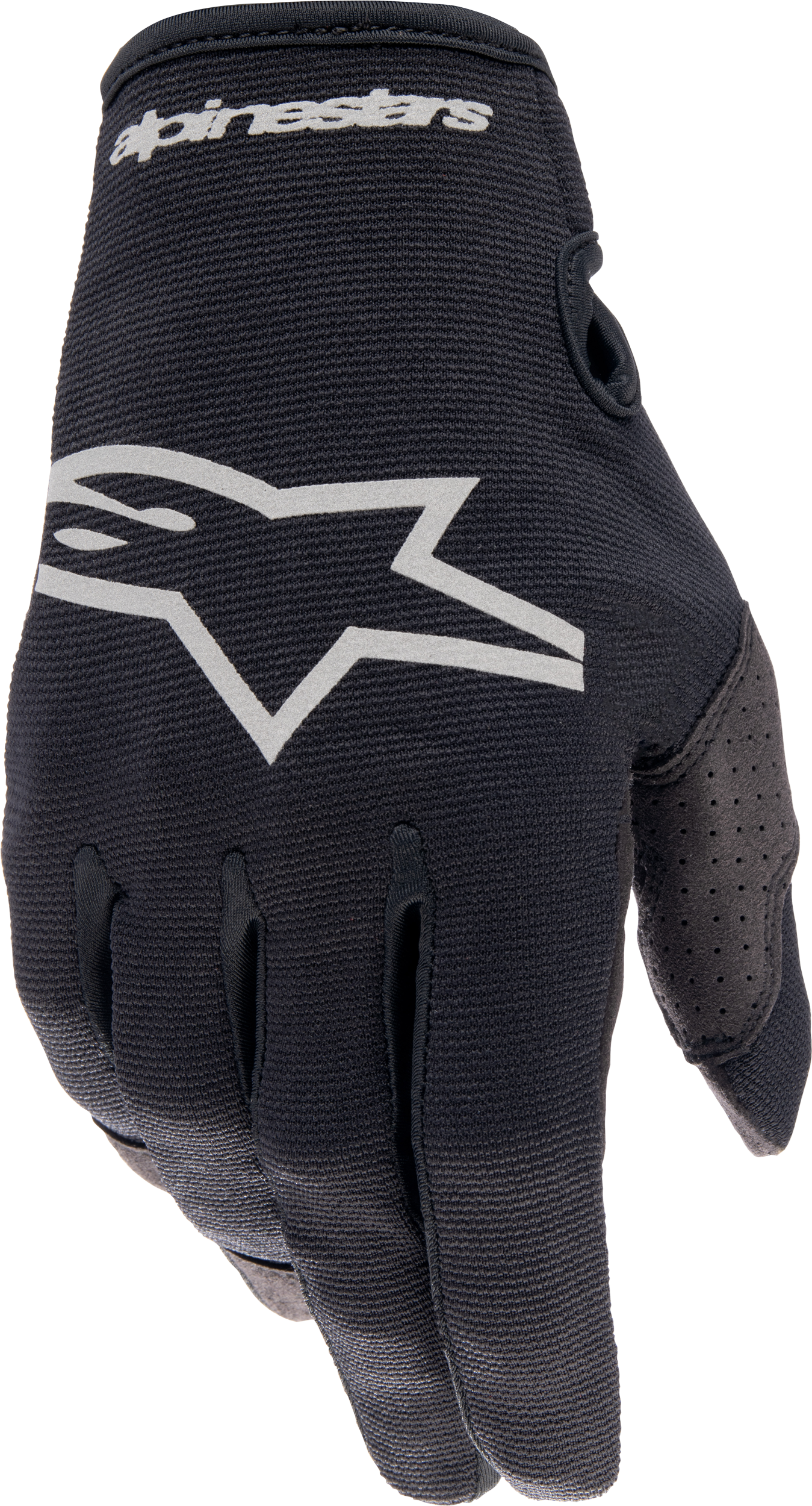 Radar Gloves Black/Brushed Silver 2x