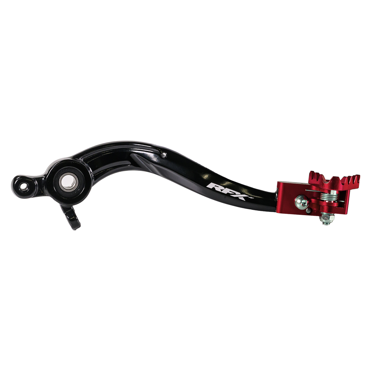 Rear Brake Pedal Red Solid Tip Gas