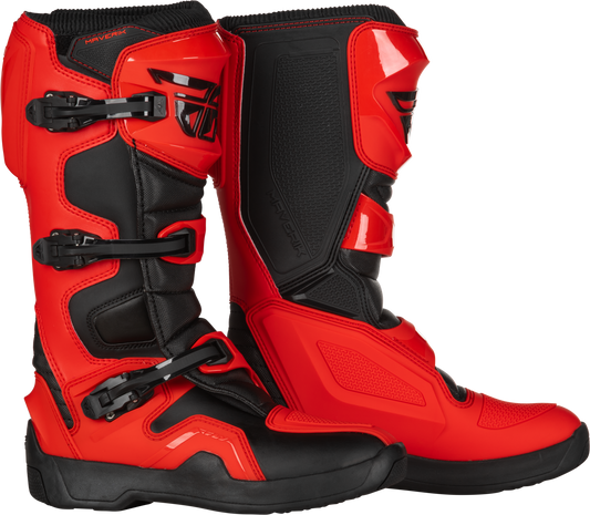 MAVERIK BOOTS RED/BLACK SZ 14