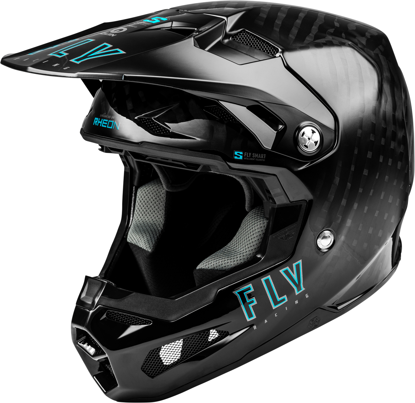 FLY RACING YOUTH FORMULA S CARBON HELMET BLACK YL-S1A'A