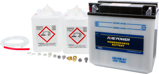 Fire Power CB16B-A1 12V Heavy Duty Battery for Suzuki VS800 Intruder and Boulevard Models