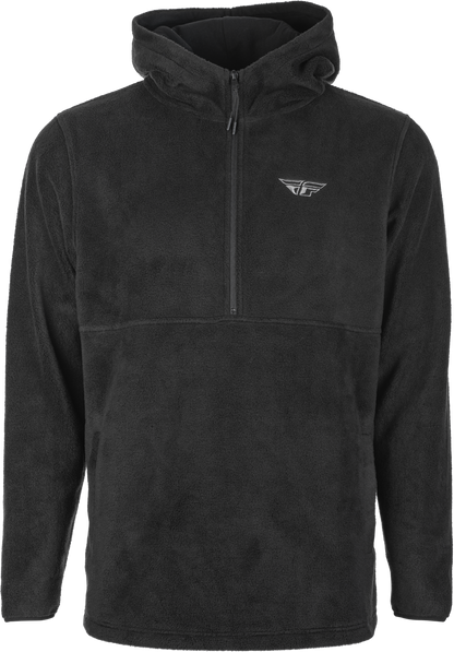 FLY RACING FLY HALF ZIP PULLOVER HOODIE BLACK