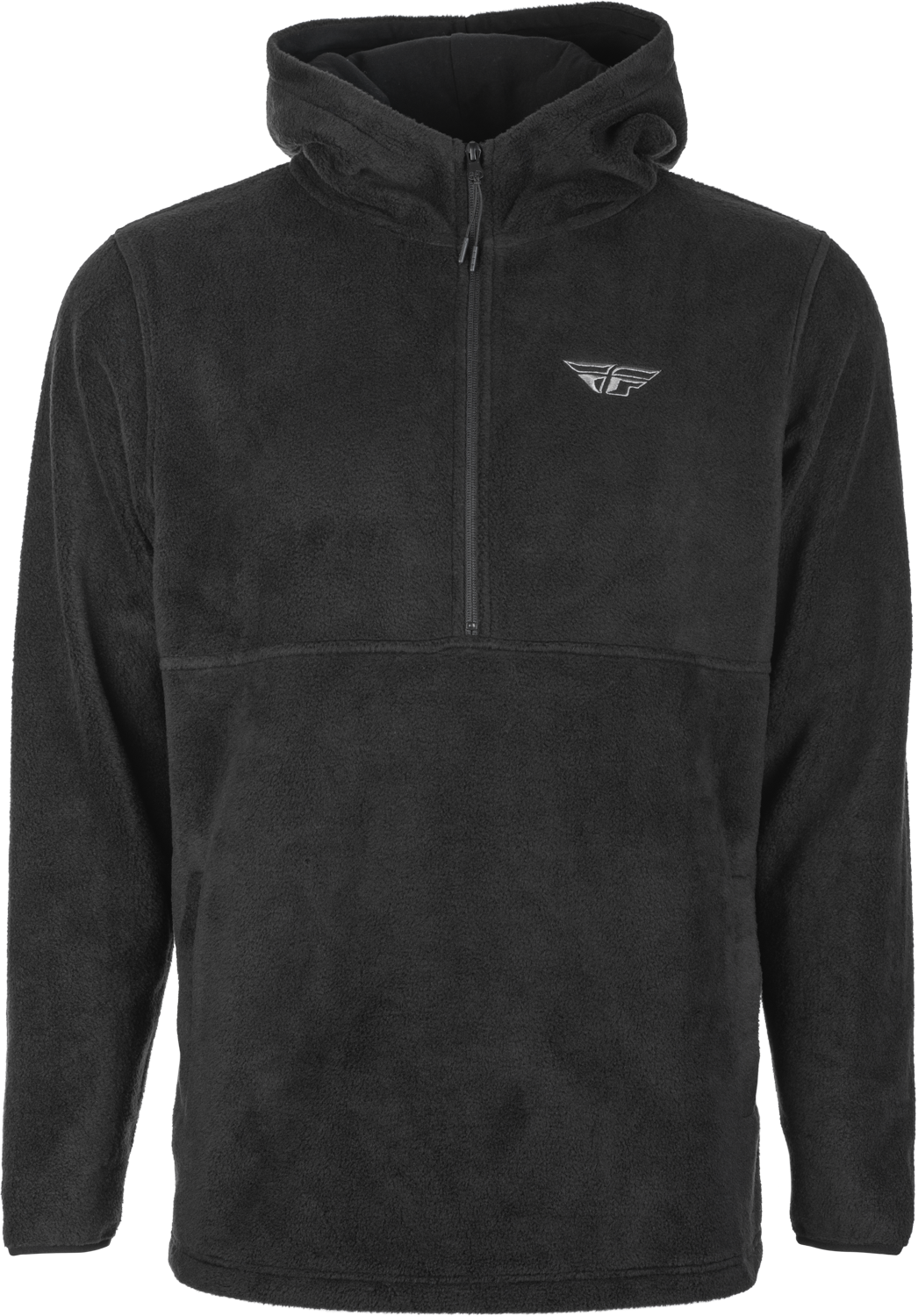 FLY HALF ZIP PULLOVER HOODIE BLACK XL