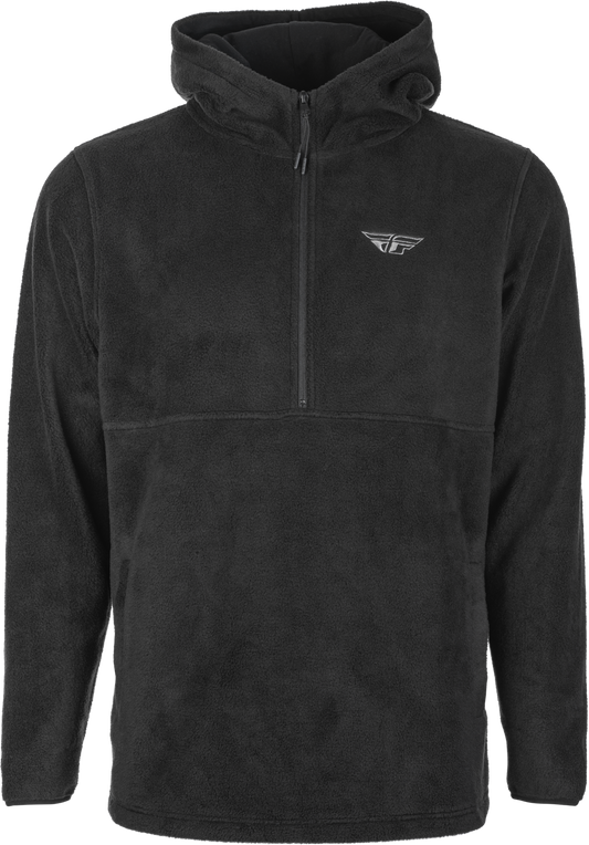 FLY HALF ZIP PULLOVER HOODIE BLACK XL